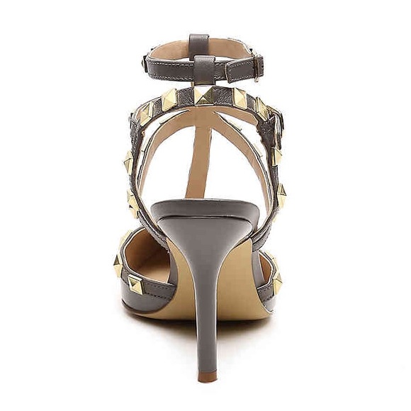 BCBGeneration Studded Patent Leather Pump in Gray - Picture 7 of 8